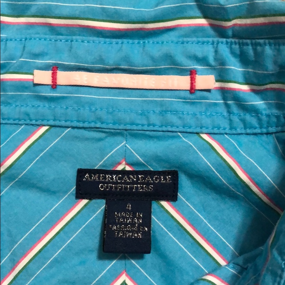 American Eagle Button Down Size 4 - image 2